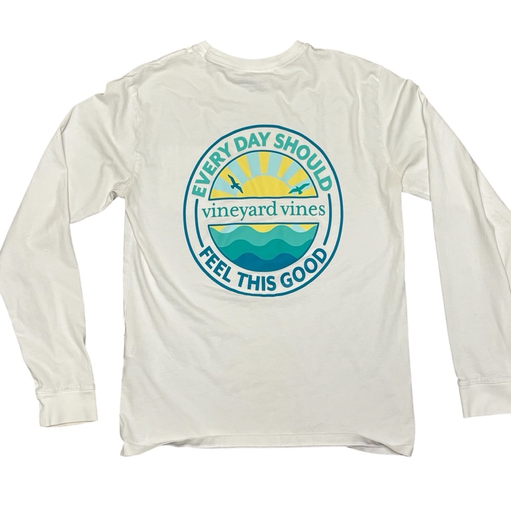 Vineyard Vines Long-Sleeve White TShirt XS